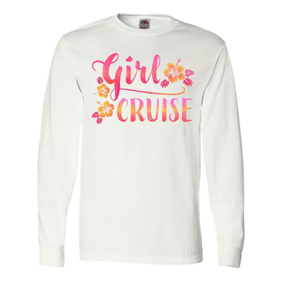 Inktastic Girl Cruise with flowers Long Sleeve T-Shirt