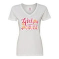 thumbnail image 1 of Inktastic Girl Cruise with flowers Women's V-Neck T-Shirt, 1 of 5