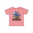 thumbnail image 1 of Inktastic Girl Dinosaur I Love Dinosaurs Girls Baby T-Shirt, 1 of 5