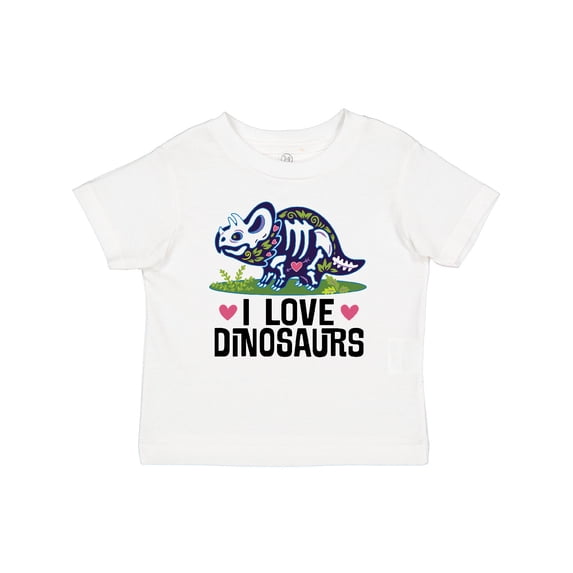 Inktastic Girl Dinosaur I Love Dinosaurs Girls Baby T-Shirt