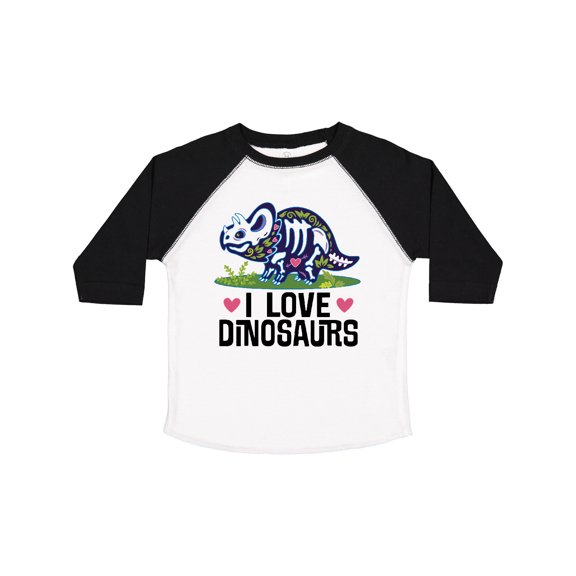 Inktastic Girl Dinosaur I Love Dinosaurs Girls Toddler T-Shirt