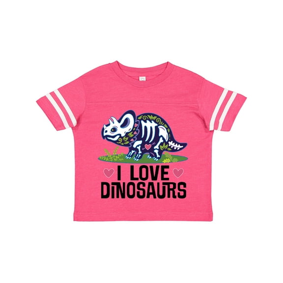 Inktastic Girl Dinosaur I Love Dinosaurs Girls Toddler T-Shirt