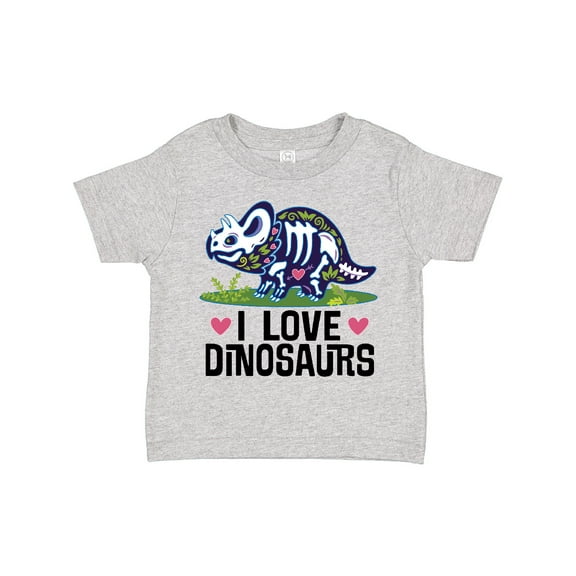 Inktastic Girl Dinosaur I Love Dinosaurs Girls Toddler T-Shirt