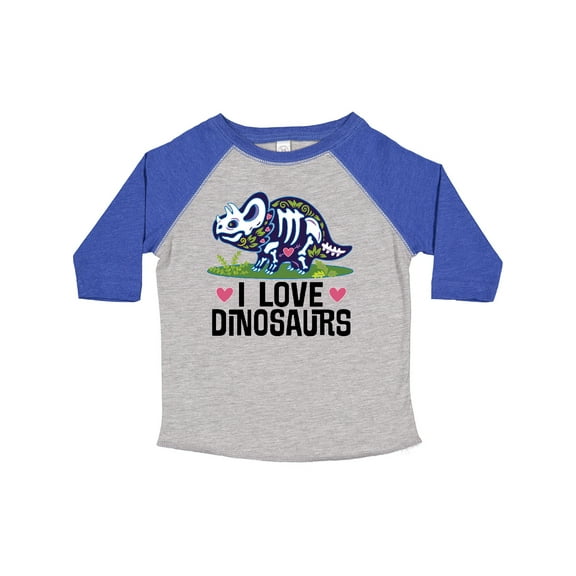 Inktastic Girl Dinosaur I Love Dinosaurs Girls Toddler T-Shirt