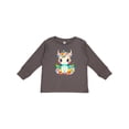 thumbnail image 1 of Inktastic Girl Dragon Girls Long Sleeve Toddler T-Shirt, 1 of 5