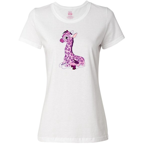 Inktastic Girl Giraffe Women's T-Shirt
