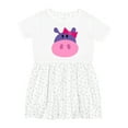 thumbnail image 1 of Inktastic Girl Hippo Girls Toddler Dress, 1 of 5