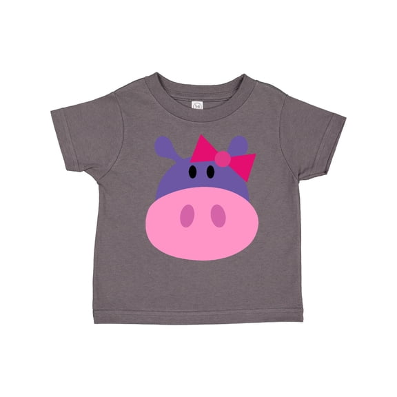 Inktastic Girl Hippo Girls Toddler T-Shirt