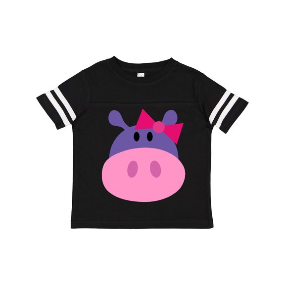 Inktastic Girl Hippo Girls Toddler T-Shirt