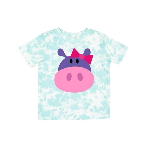 Inktastic Girl Hippo Girls Toddler T-Shirt