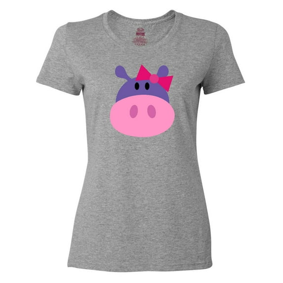 Inktastic Girl Hippo Women's T-Shirt