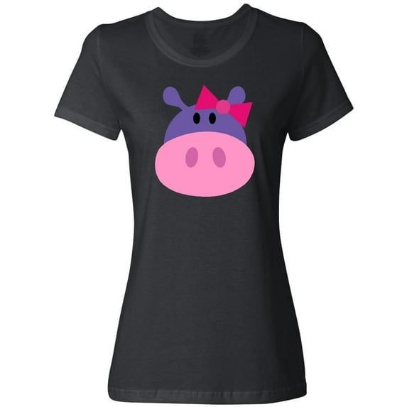Inktastic Girl Hippo Women's T-Shirt