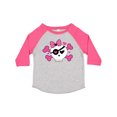 thumbnail image 1 of Inktastic Girl Pirate Skull Valentine Girls Toddler T-Shirt, 1 of 5
