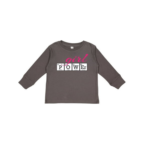 Inktastic Girl Power Girls Long Sleeve Toddler T-Shirt