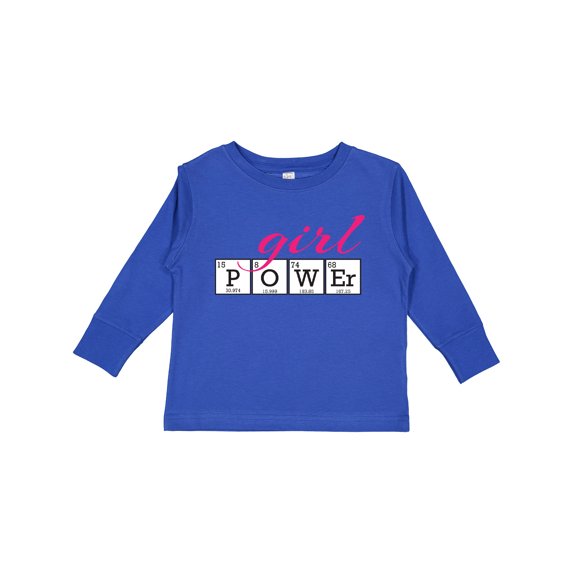 Inktastic Girl Power Girls Long Sleeve Toddler T-Shirt