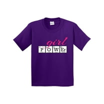 Inktastic Girl Power Youth T-Shirt