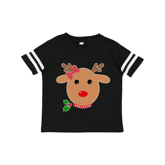 Inktastic Girl Reindeer Boys or Girls Toddler T-Shirt