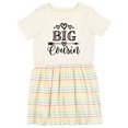 thumbnail image 1 of Inktastic Girls Big Cousin Announcement Girls Toddler Dress, 1 of 5