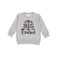thumbnail image 1 of Inktastic Girls Big Cousin Announcement Toddler Sweatshirt, 1 of 4