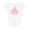 thumbnail image 1 of Inktastic Girls Cute Karate Martial Arts Girls Baby Bodysuit, 1 of 5