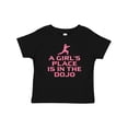 thumbnail image 1 of Inktastic Girls Cute Karate Martial Arts Girls Baby T-Shirt, 1 of 5