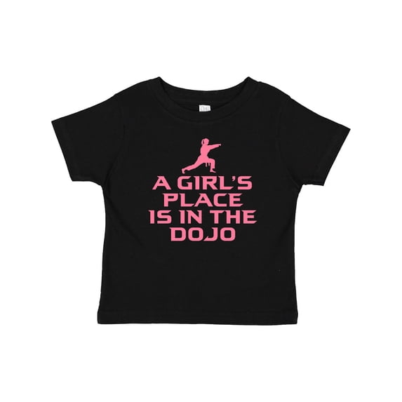 Inktastic Girls Cute Karate Martial Arts Girls Baby T-Shirt