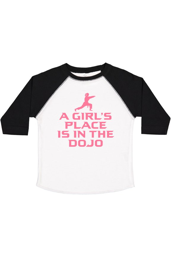 Girls Cute Karate Martial Arts Girls Toddler T-Shirt
