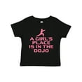 thumbnail image 1 of Inktastic Girls Cute Karate Martial Arts Girls Toddler T-Shirt, 1 of 5
