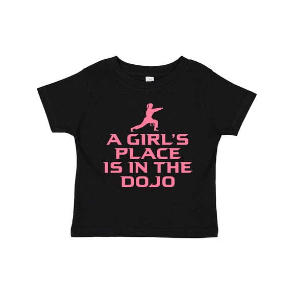 Inktastic Girls Cute Karate Martial Arts Girls Toddler T-Shirt