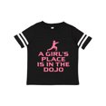 thumbnail image 1 of Inktastic Girls Cute Karate Martial Arts Girls Toddler T-Shirt, 1 of 5
