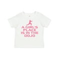 thumbnail image 1 of Inktastic Girls Cute Karate Martial Arts Girls Toddler T-Shirt, 1 of 5
