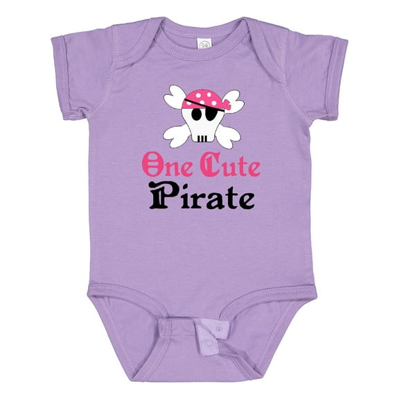 Inktastic Girls Cute Pirate Girls Baby Bodysuit
