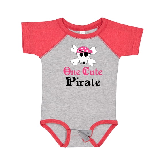 Inktastic Girls Cute Pirate Girls Baby Bodysuit