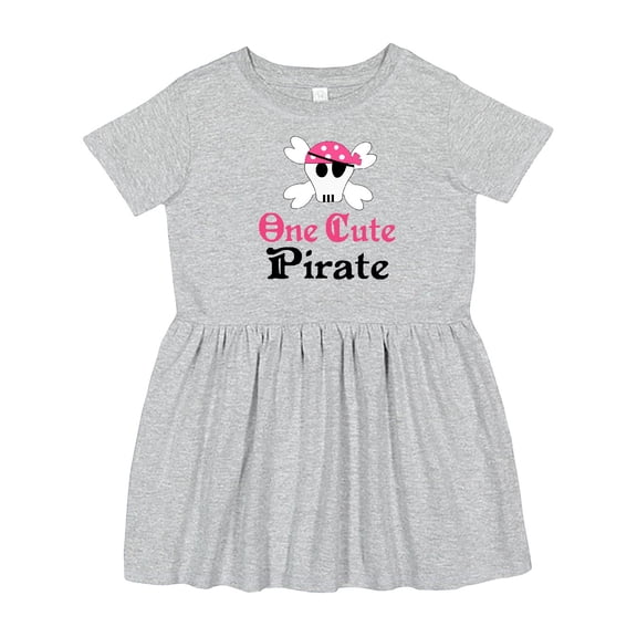 Inktastic Girls Cute Pirate Girls Toddler Dress
