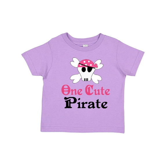 Inktastic Girls Cute Pirate Girls Toddler T-Shirt