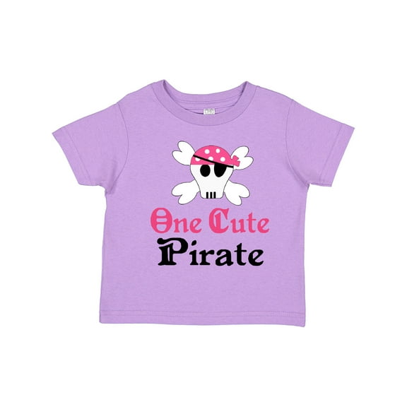 Inktastic Girls Cute Pirate Girls Toddler T-Shirt