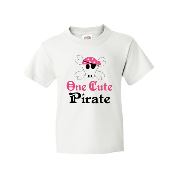 Inktastic Girls Cute Pirate Youth T-Shirt