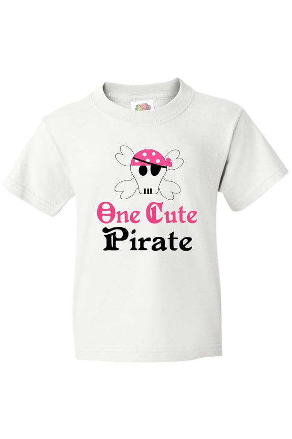 Girls Cute Pirate Youth T-Shirt
