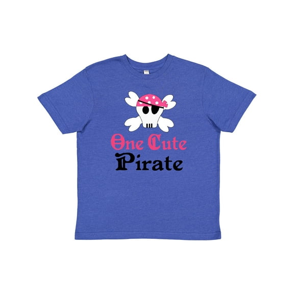 Inktastic Girls Cute Pirate Youth T-Shirt