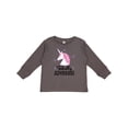 thumbnail image 1 of Inktastic Girls Daughter Unicorn Girls Long Sleeve Toddler T-Shirt, 1 of 5