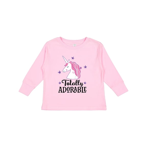 Inktastic Girls Daughter Unicorn Girls Long Sleeve Toddler T-Shirt