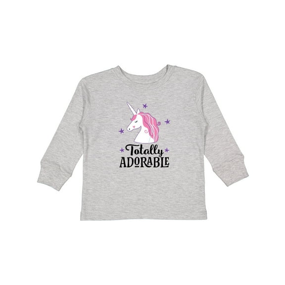 Inktastic Girls Daughter Unicorn Girls Long Sleeve Toddler T-Shirt