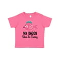 thumbnail image 1 of Inktastic Girls Fishing with Daddy Girls Toddler T-Shirt, 1 of 5