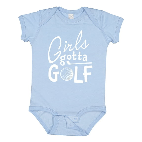 Inktastic Girls Gotta Golf Girls Baby Bodysuit