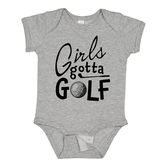Inktastic Girls Gotta Golf Girls Baby Bodysuit