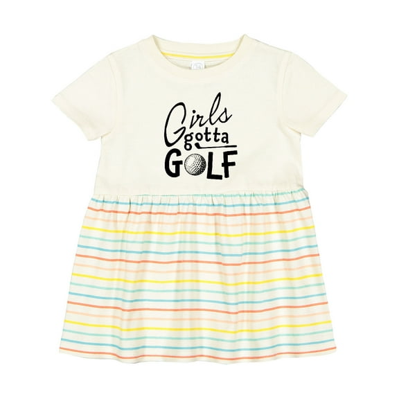 Inktastic Girls Gotta Golf Girls Baby Dress