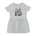 thumbnail image 1 of Inktastic Girls Gotta Golf Girls Toddler Dress, 1 of 5