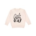 thumbnail image 1 of Inktastic Girls Gotta Golf Toddler Sweatshirt, 1 of 4