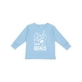 thumbnail image 1 of Inktastic Girls Gotta Have Goals- Hockey Player Girls Long Sleeve Toddler T-Shirt, 1 of 5