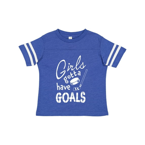 Inktastic Girls Gotta Have Goals- Hockey Player Girls Toddler T-Shirt